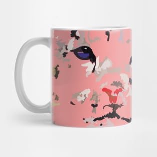 cute tiger face valentines day Mug